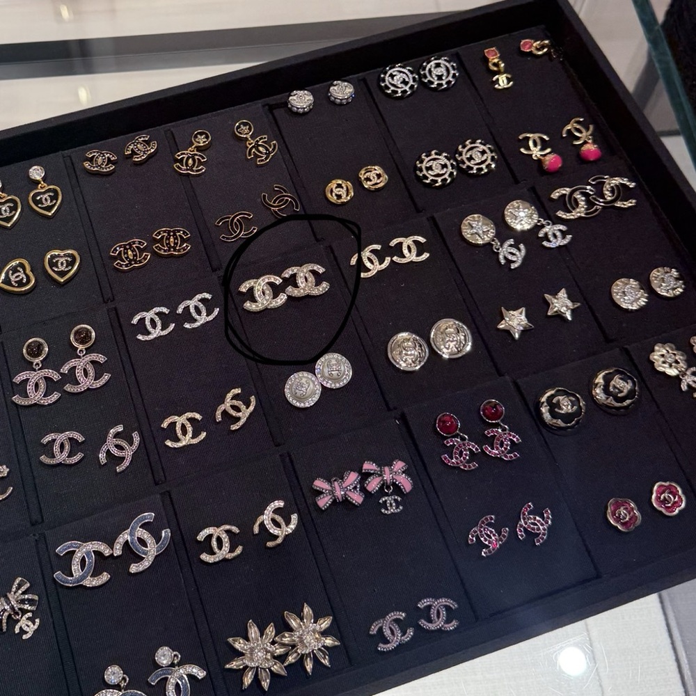 Chanel CC Earrings Authentic - Picture 7 of 7